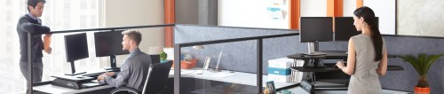 Varidesk fits most office environments easily